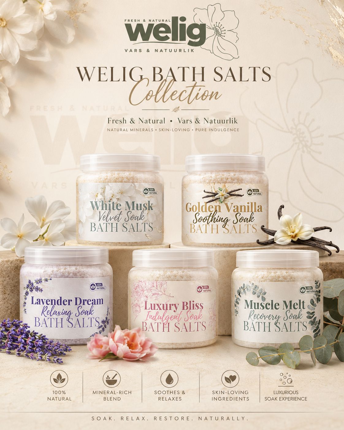 Luxury Bath Crystals