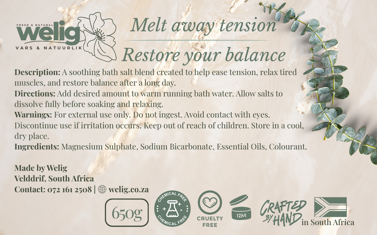 Muscle Melt Bath Salts