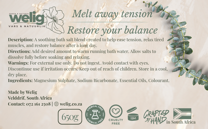 Muscle Melt Bath Salts