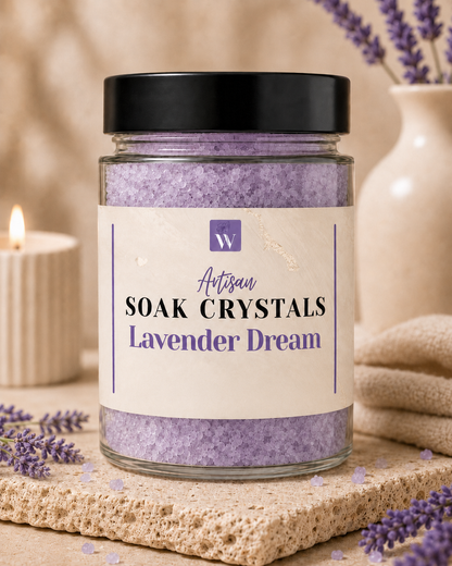 Welig Luxury Bath Crystals Collection | Handmade Natural Body Soaks