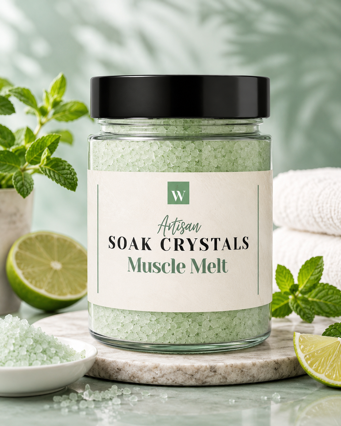 Welig Luxury Bath Crystals Collection | Handmade Natural Body Soaks