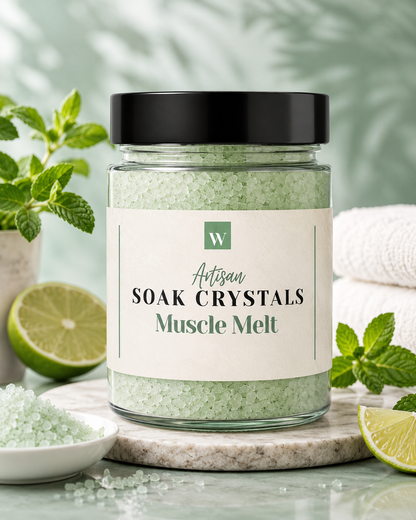 Welig Luxury Bath Crystals Collection | Handmade Natural Body Soaks