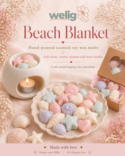 Welig Scented Soy Wax Melts & Burner Starter Set